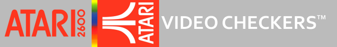 Video Checkers logo for Atari 2600